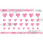 Sha Nail Charm  CH-018p Romantic Heart Shine Pink　