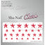 Sha Nail Charm  CH-019r  Romantic Star Shine Red