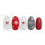 Sha Nail Charm  CH-019r  Romantic Star Shine Red