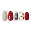 Sha Nail Charm  CH-019r  Romantic Star Shine Red