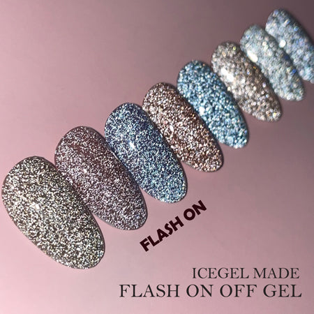 ICE GEL A BLACK On-Off Gel  1203 Flash Beige  3g