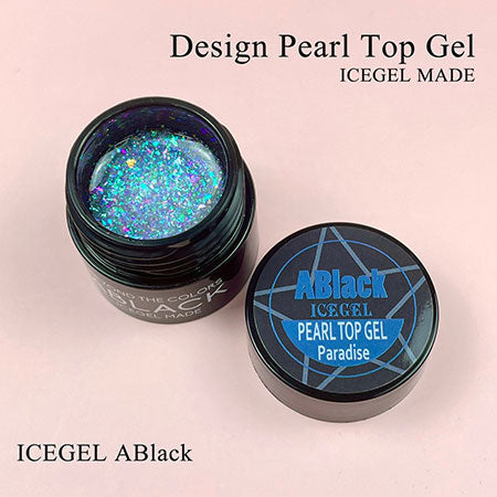 ICE GEL A BLACK Pearl Top Gel Paradise 3g