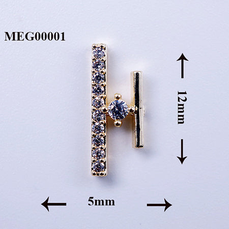 SONAIL Nail Deco Parts  MEG000001  2P