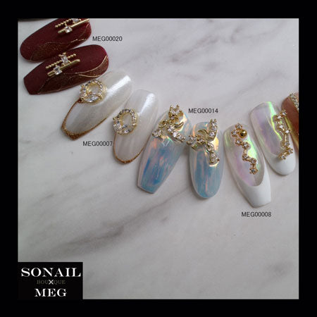 SONAIL Nail Deco Parts  MEG00020  2P