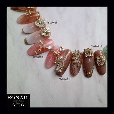 SONAIL Nail Deco Parts  MEG00024 2P