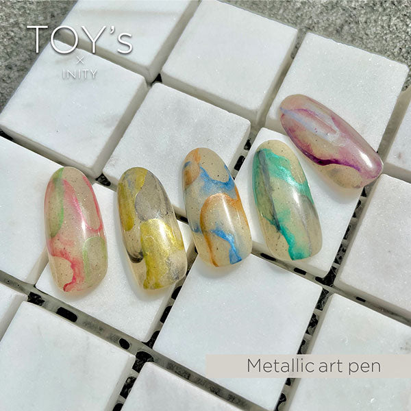 TOY's × INITY Metallic Art Pen 10-Color Set