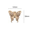 Nail Accessories Pave Stone Papillon  2p