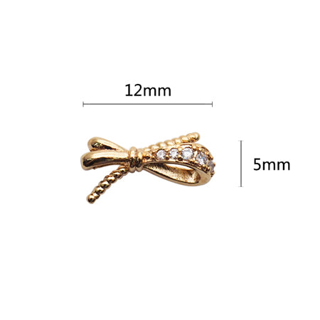 Nail accessories charming ribbon 2p