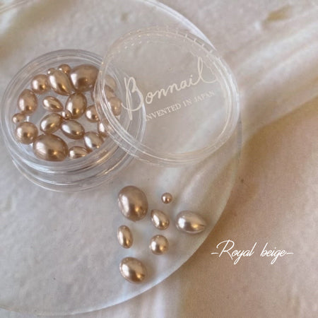 Bonnail Desigh pearl mix  Royal beige  3P x 10 types