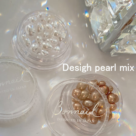 Bonnail Desigh pearl mix   Silky satin 3P x 10 types