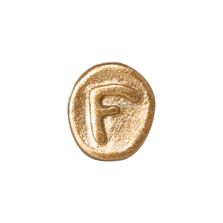 Bonnail Alphabet Medallion  F 4p