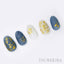 Tsumekira flicka nail arts Produce 3 nordic garden gold