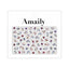 Amaily nail stickers  No. 1-29 Flower flakes