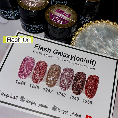 ICE GEL A BLACK Flash Star Galaxy Gel  1250 3G