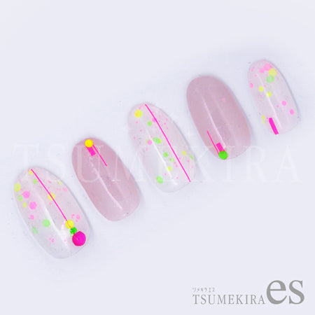 Tsumekira es ne online  Neon pink ES-NLI-101