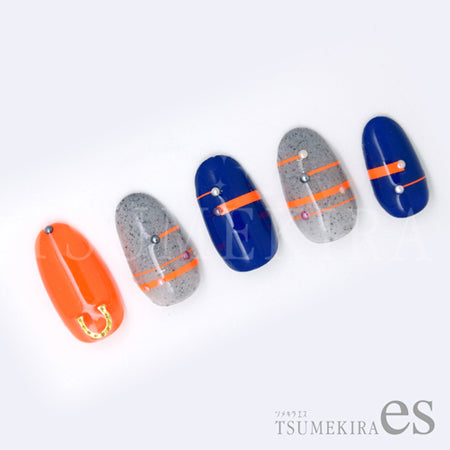 Tsumekira es ne online  Neon orange ES-NLI-102