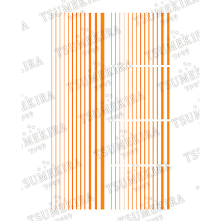 Tsumekira es ne online  Neon orange ES-NLI-102