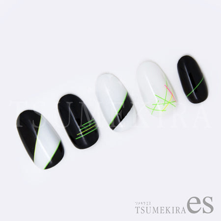 Tsumekira es ne online  Neon green ES-NLI-104