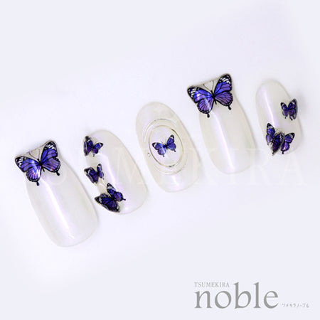 Tsumekira [noble] Elina Produce 1 Metallic Butterfly