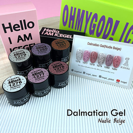 ICE GEL A BLACK Dalmatian Gel   1278 Oriental Pink 3G