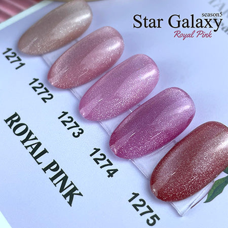 ICE GEL A BLACK Star Galaxy Gel 1273 Cadillac Pink  3G