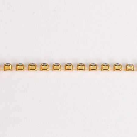 Joias Diamond Stone Chain Crystal / Gold  ss12