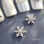 SONAIL Snow Crystal Simple Silver Deco Parts FY000199 2P