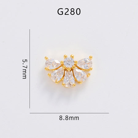 NAILTAS Nail Deco Parts G280 2P