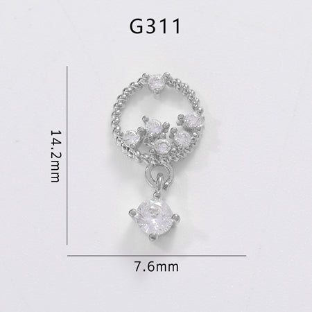 NAILTAS Nail Deco Parts G311 2P