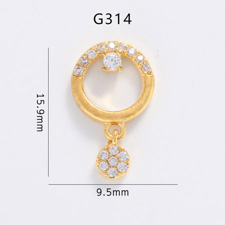 NAILTAS Nail Deco Parts G314 2P