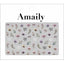 Amaily Nail Sticker  No. 1-34 see-through flower