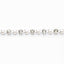 MATIERE Silver Rhinestone Chain Pearl & Crystal 2mm