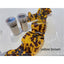 D Nail Art Foil Tortoiseshell Pattern Yellow Brown