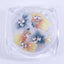 SONAIL Flower Garden Blue & Yellow Nail Art  FY000259 8P