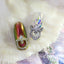 SONAIL Jewel Ring Blooming Deco Parts Gold FY000237 2P