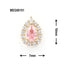 SONAIL x MEG Happy Tears Drop Stone Parts Pink 2p