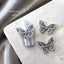 SONAIL x MEG Refined Butterfly Mini Pearl Silver 2p