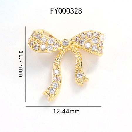 SONAIL Shiny Ribbon Waveline  Gold FY000328 2P