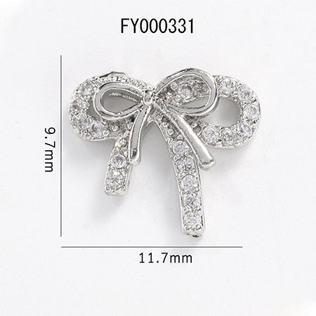 SONAIL Volume Double Ribbon Lovely Silver FY000331 2P