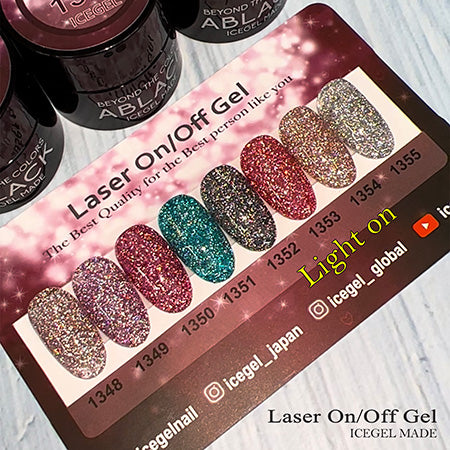 ICE GEL A BLACK laser On-Off Gel 1349 Laser Lavender 3G