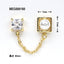 SONAIL x MEG Gold Chain Antique Charm Decorate MEG000180 2P