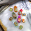 SONAIL x MEG Gemstone Neon Color Crystal Parts  MEG000192 1P For Each Color, 5P In Total