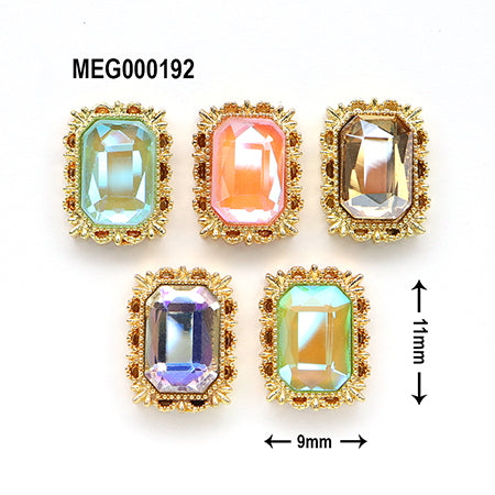 SONAIL x MEG Gemstone Neon Color Crystal Parts  MEG000192 1P For Each Color, 5P In Total