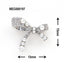 SONAIL x MEG Ashime Bow Knot Ribbon Nail Access Silver MEG000197 2P