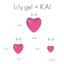 Lily Gel KAI UV Jelly Heart  Sky Blue