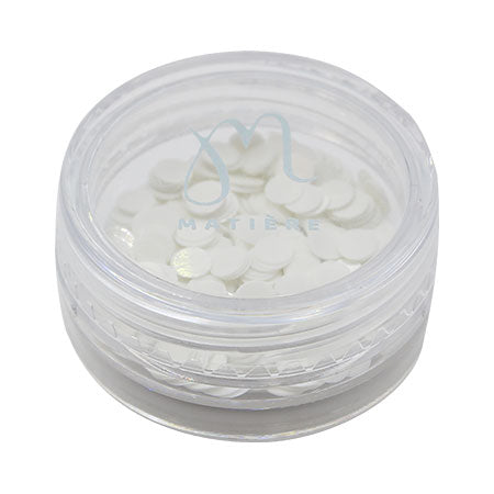 MATIERE Round Hologram White 3mm