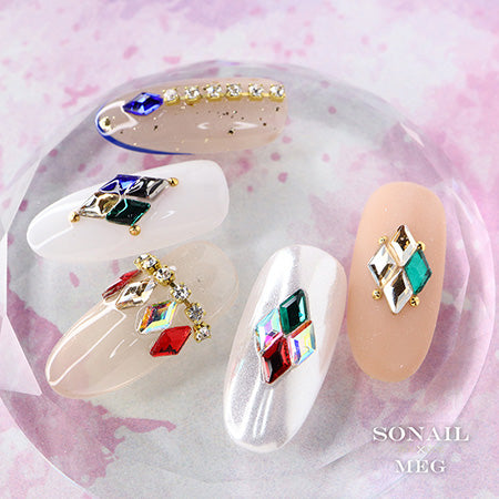 SONAIL×MEG Jewel Motif Color Stone Rambus Assort MEG000216