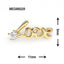 SONAIL×MEG One Point Bijou Love Cursive Gold MEG000220 2P