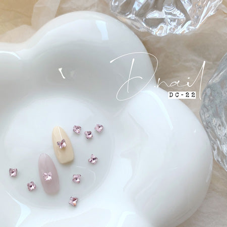 D.nail Decoration Stone DC-22 Butterfly Pink 5×5mm 10P