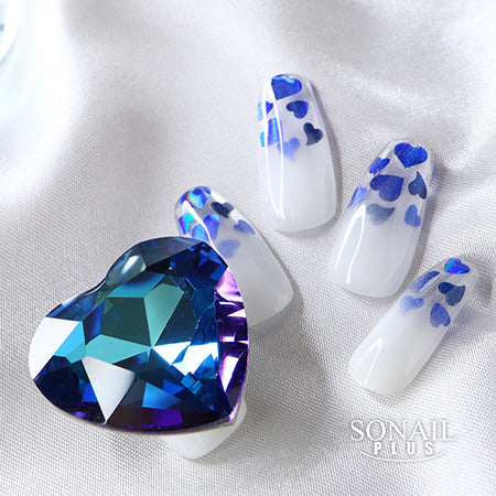 SONAIL PLUS Yamazaki Select BIG Heart One Point Jewel Stone Blue FY000572 1P